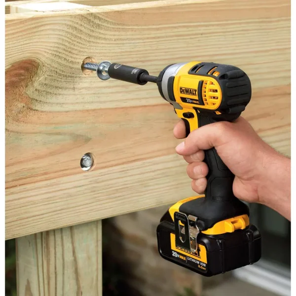 DCF885C1 20-Volt MAX Cordless 1/4 in. Impact Driver, (1) 20-Volt 1.3Ah Battery, Charger   Bag - Image 12