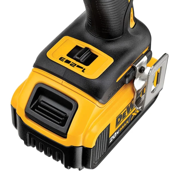 DCF887M2 20-Volt MAX XR Cordless Brushless 3-Speed 1/4 in. Impact Driver with (2) 20-Volt 4.0Ah Batteries   Charger - Image 9