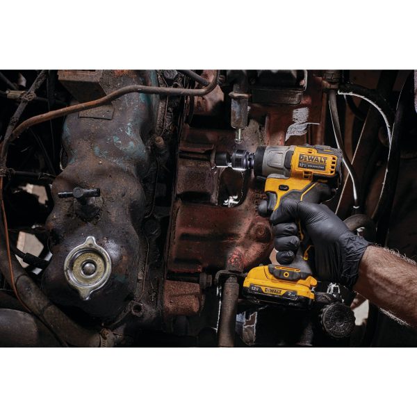 DCF902B XTREME 12-volt Max Variable Speed Brushless 3/8-in square Drive Cordless Impact Wrench (Tool Only) - Image 8
