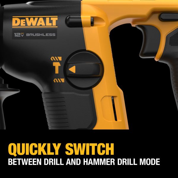 DCH072B XTR 12-volt Max-Amp Sds-plus Cordless Rotary Hammer Drill (Tool Only) - Image 5