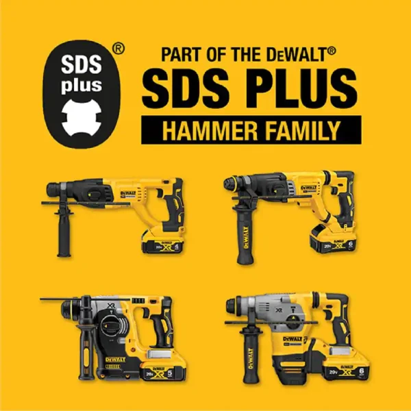 DCH263B 20-Volt MAX Cordless Brushless 1-1/8 in. SDS Plus D-Handle Concrete   Masonry Rotary Hammer (Tool-Only) - Image 3