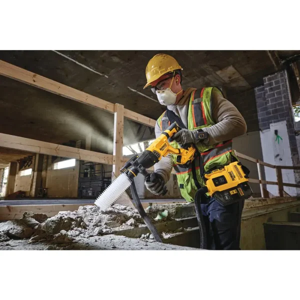 DCH263B 20-Volt MAX Cordless Brushless 1-1/8 in. SDS Plus D-Handle Concrete   Masonry Rotary Hammer (Tool-Only) - Image 10