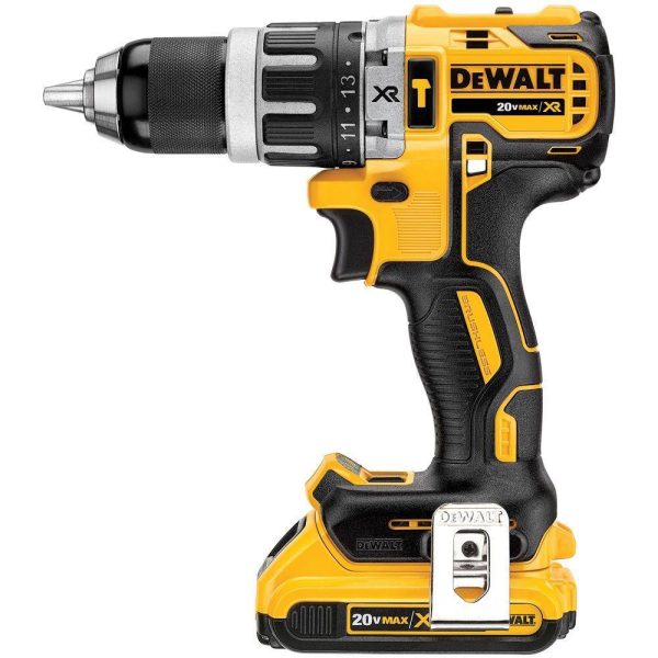 DCK287D2 20-Volt MAX XR Cordless Brushless Hammer Drill/Impact Combo Kit (2-Tool) with (2) 20-Volt 2.0Ah Batteries and Charger - Image 7