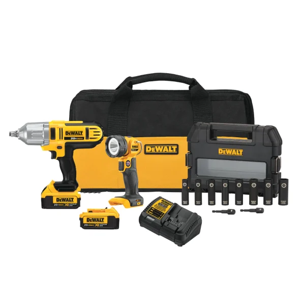 DCK289M2 2-Tool 20-Volt Max Power Tool Combo Kit with Soft Case (2-Batteries and charger Included)