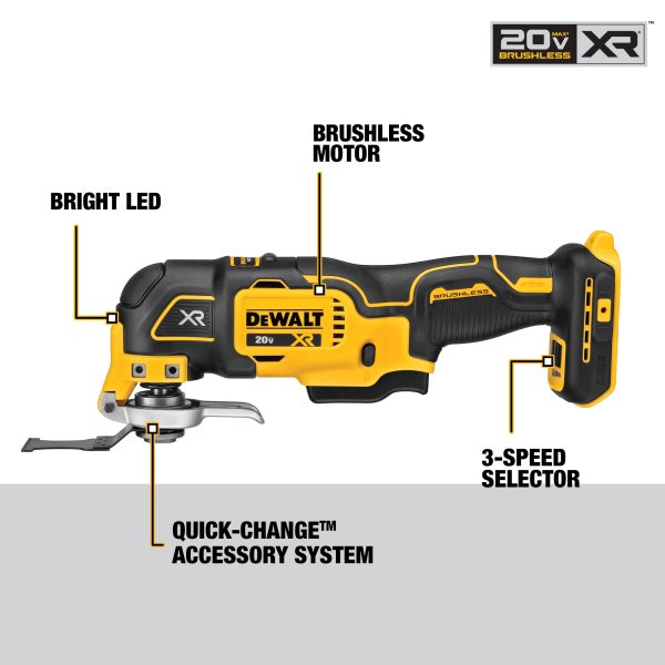 DCK379D2 3-Tool 20-Volt Max Brushless Power Tool Combo Kit with Soft Case (2-Batteries and charger Included) - Image 18