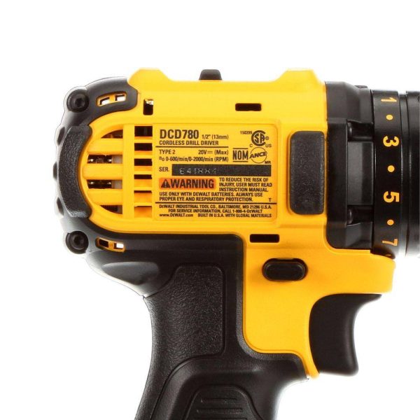 DCK420D2 20-Volt MAX Cordless Combo Kit (4-Tool) with (2) 20-Volt 2.0Ah Batteries   Charger - Image 2