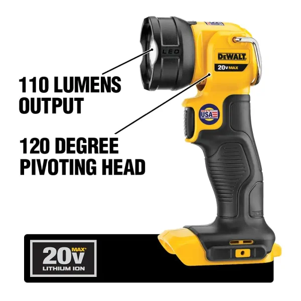 DCK420D2 20-Volt MAX Cordless Combo Kit (4-Tool) with (2) 20-Volt 2.0Ah Batteries   Charger - Image 12