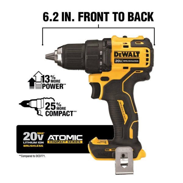 DCK420D2 20-Volt MAX Cordless Combo Kit (4-Tool) with (2) 20-Volt 2.0Ah Batteries   Charger - Image 10