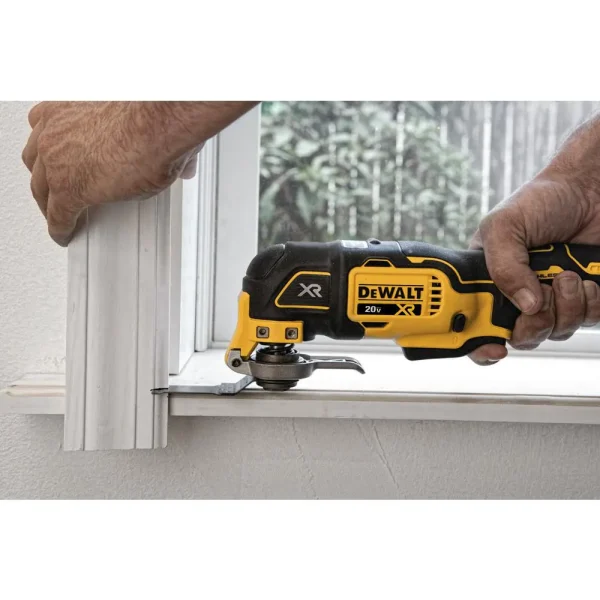 DCS356C1 20-Volt MAX XR Cordless Brushless 3-Speed Oscillating Multi-Tool with (1) 20-Volt 1.5Ah Battery   Charger - Image 8