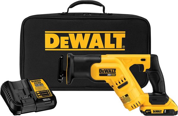 DCS387D1 20V MAX Cordless Reciprocating Saw Kit, Compact, 2-Amp Hour