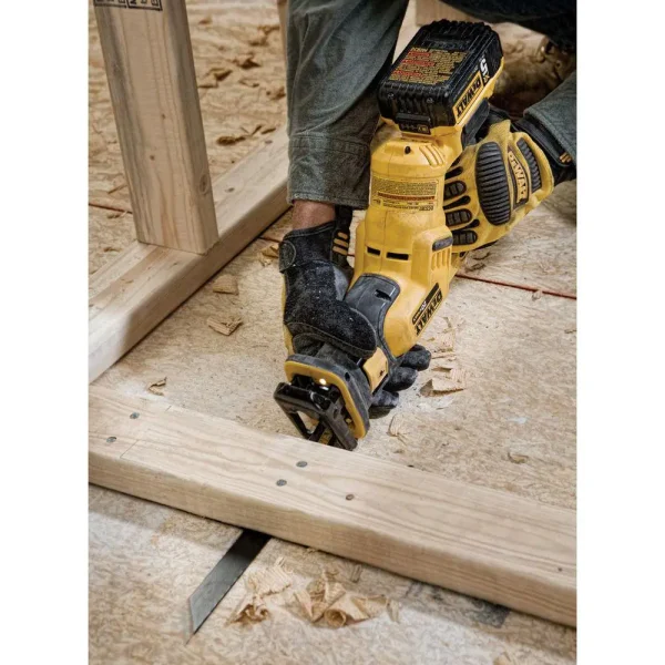 DCS387P1 20-Volt MAX Lithium-Ion Cordless Compact Reciprocating Saw Kit with Battery 5Ah, Charger and Contractor Bag - Image 9