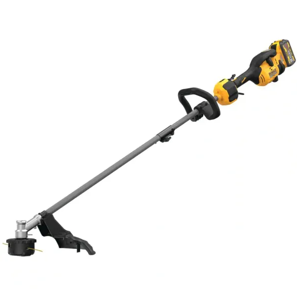 DCST972X1 60V MAX Brushless Cordless Battery Powered Attachment Capable String Trimmer Kit, (1) VOLT 3Ah Battery and Charger