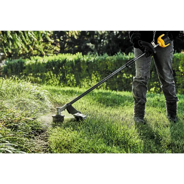 DCST972X1 60V MAX Brushless Cordless Battery Powered Attachment Capable String Trimmer Kit, (1) VOLT 3Ah Battery and Charger - Image 10