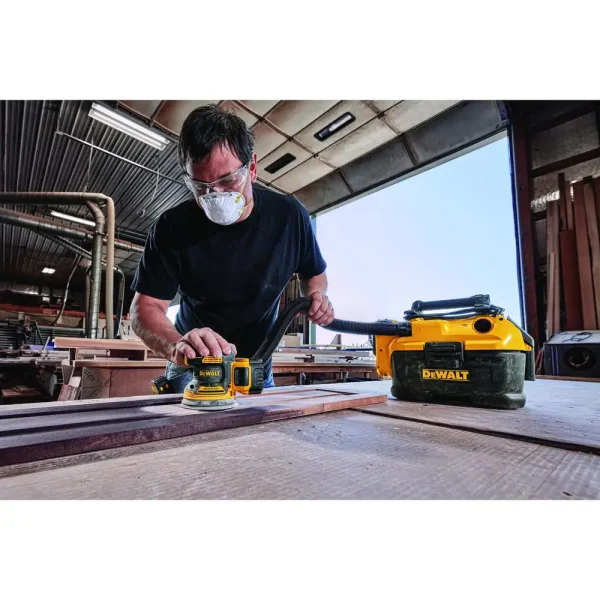 DCW210D1 20-Volt MAX XR Cordless Brushless 5 in. Random Orbital Sander with (1) 20-Volt Battery 2.0Ah   Charger - Image 13