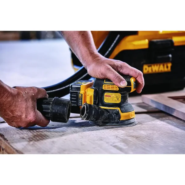 DCW210D1 20-Volt MAX XR Cordless Brushless 5 in. Random Orbital Sander with (1) 20-Volt Battery 2.0Ah   Charger - Image 7