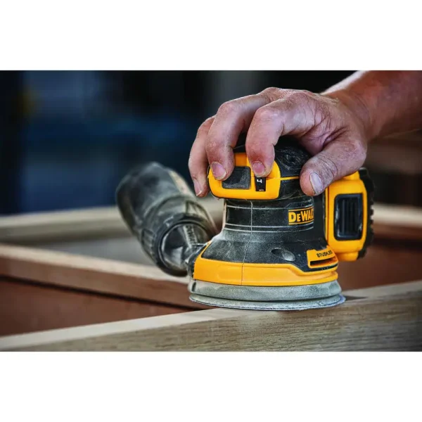 DCW210D1 20-Volt MAX XR Cordless Brushless 5 in. Random Orbital Sander with (1) 20-Volt Battery 2.0Ah   Charger - Image 8