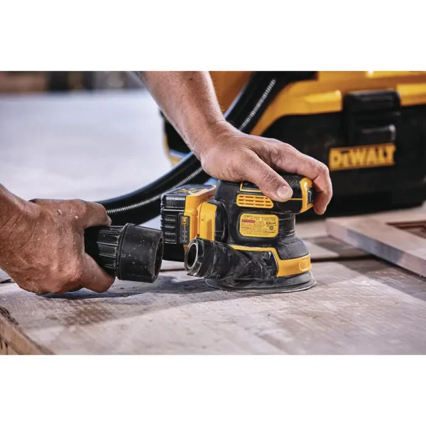 DCW210P1 20-Volt MAX XR Cordless Brushless 5 in. Random Orbital Sander with (1) 20-Volt Battery 5.0Ah   Charger - Image 13