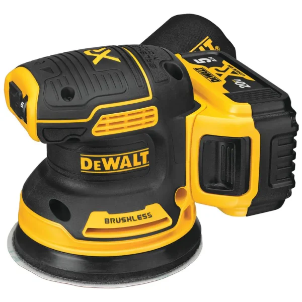 DCW210P1 20-Volt MAX XR Cordless Brushless 5 in. Random Orbital Sander with (1) 20-Volt Battery 5.0Ah   Charger - Image 4