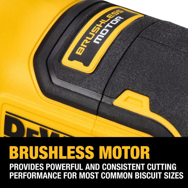 DCW682B 20V Max Xr Brushless Cordless Biscuit Joiner (Tool Only) - Image 3