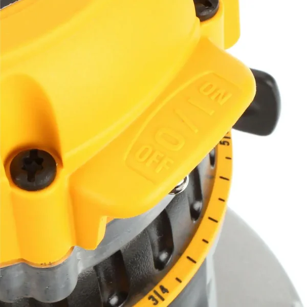 DW616PK 11 Amp Corded 1-3/4 Horsepower Fixed Base / Plunge Router Combo Kit - Image 8