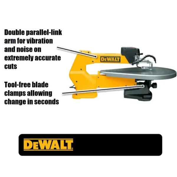 DW788 20-in 1.3-Amp Variable Speed Corded Scroll Saw - Image 2