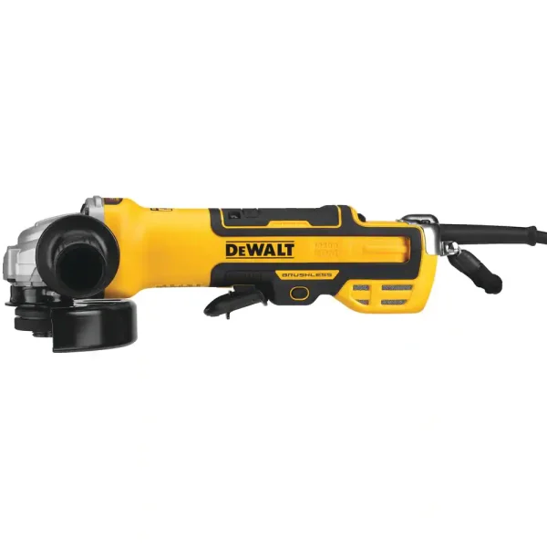 DWE43214NVS 13 Amp Corded 5 in. Brushless Small Angle Grinder with No-Lock-On Paddle Switch and Variable Speed - Image 2