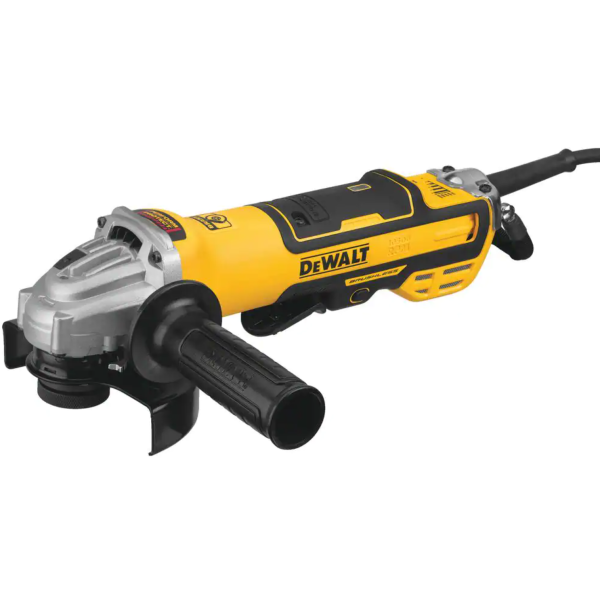 DWE43214NVS 13 Amp Corded 5 in. Brushless Small Angle Grinder with No-Lock-On Paddle Switch and Variable Speed