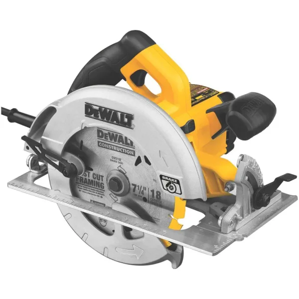 DWE575SB 15 Amp 7-1/4 in. Lightweight Circular Saw with Electric Brake - Image 10
