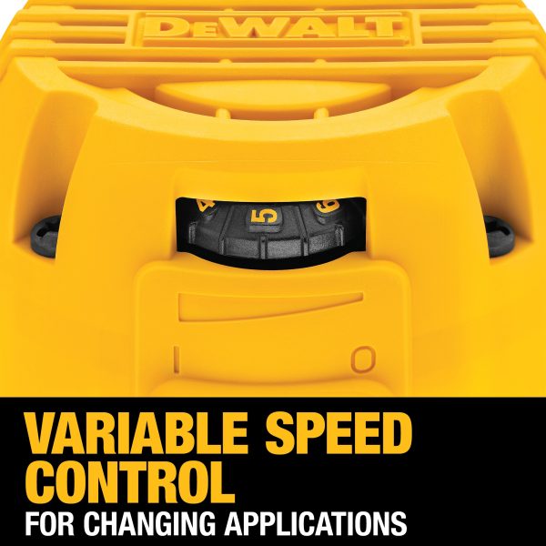 DWP611 1/4-in-Amp 1.25-HP Variable Speed Fixed Corded Router (Tool Only) - Image 6