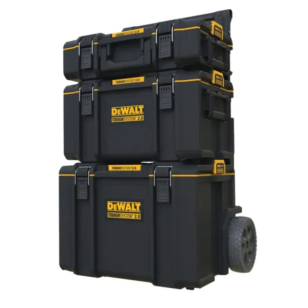 DWST08165W00450 TOUGHSYSTEM 2.0 Small Tool Box with Bonus 22 in. Medium Tool Box and 24 in. Mobile Tool Box (3-Piece Set)