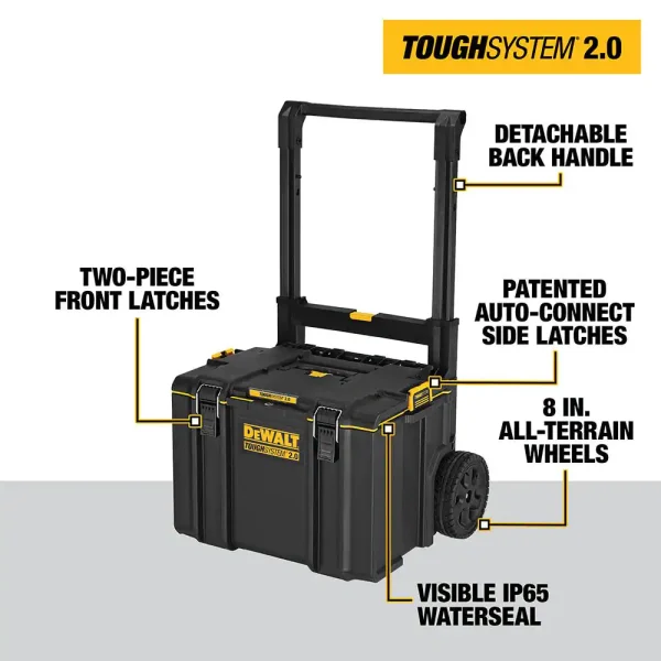 DWST08450 TOUGHSYSTEM 2.0 24 in. Mobile Tool Box - Image 3