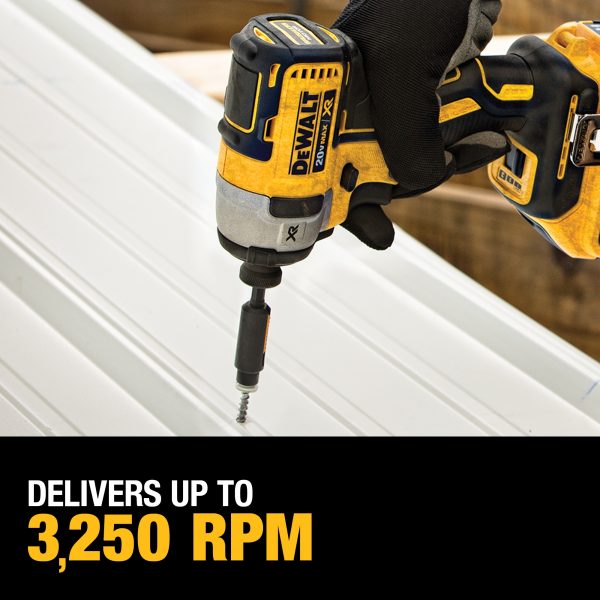 DeWalt DCK249E1M1 20V MAX XR Compact Hammer Drill/Driver 2-Tool Combo Kit w/ (1)2 Ah and (1)4 Ah Battery - Image 8