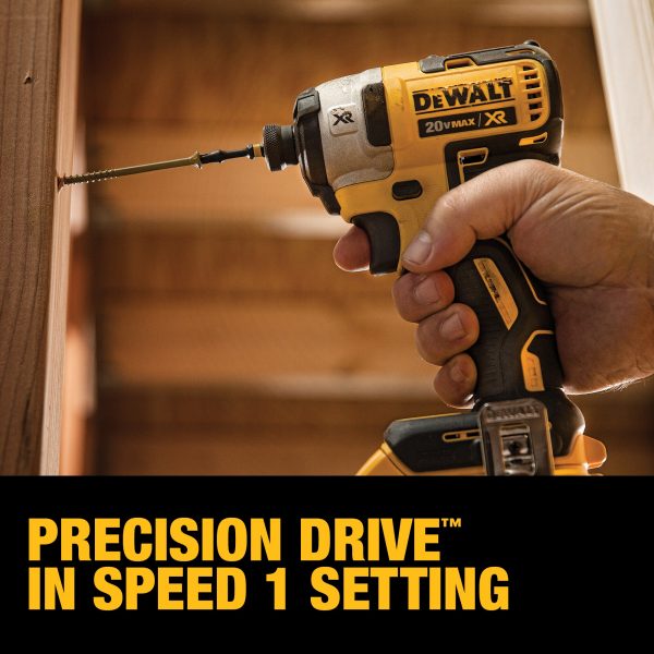 DeWalt DCK249E1M1 20V MAX XR Compact Hammer Drill/Driver 2-Tool Combo Kit w/ (1)2 Ah and (1)4 Ah Battery - Image 9