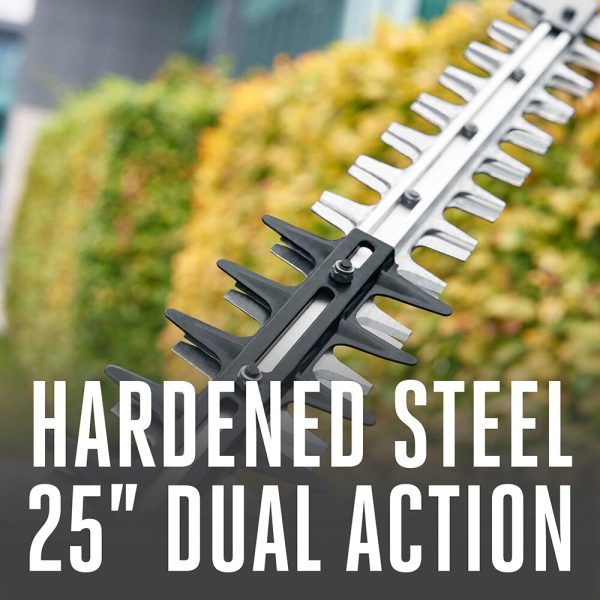 HTX6500 POWER+ Commercial 56-volt 25-in Dual Cordless Electric Hedge Trimmer Ah (Battery Not Included) - Image 2