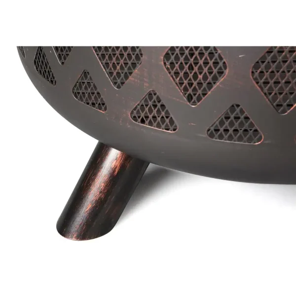 Endless Summer WAD792SP 30 in. D Bronze Finish Portable Lattice Wood Burning Fire Pit - Image 4
