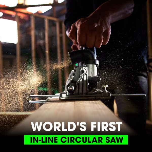 FX2131A-1C 24-volt-Amp 6-1/2-in Brushless Cordless Circular Saw Kit (1-Batteries Charger Included) - Image 5