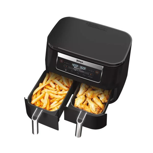 Foodi 6qt 5-in-1 2-Basket Air Fryer with DualZone Technology   DZ090 - Image 8