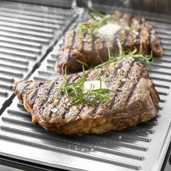 Elite Indoor Ceramic Nonstick XL Smoke-Less Grill   Griddle   Black - Image 6