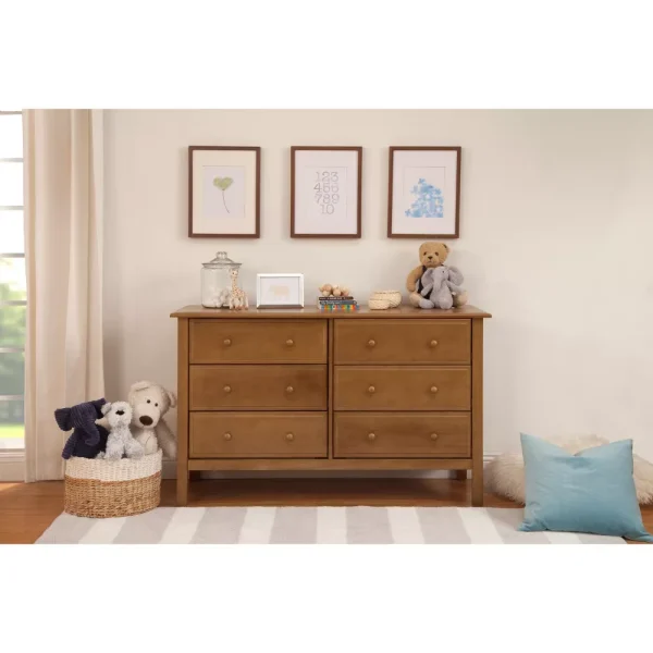 DaVinci Jayden 6-Drawer Double Dresser   Chestnut - Image 5