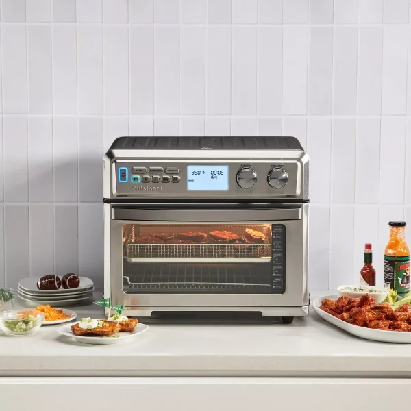 Digital Air Fryer Toaster Oven   Stainless Steel   TOA-95 - Image 8