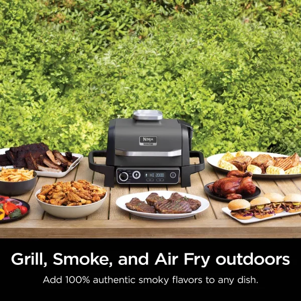 OG701 Woodfire Outdoor Grill   Smoker, 7-in-1 Master Grill, BBQ Smoker and Air Fryer with Woodfire Technology - Image 14