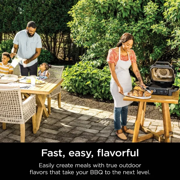 OG701 Woodfire Outdoor Grill   Smoker, 7-in-1 Master Grill, BBQ Smoker and Air Fryer with Woodfire Technology - Image 4