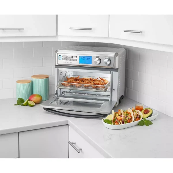 Digital Air Fryer Toaster Oven   Stainless Steel   TOA-95 - Image 2