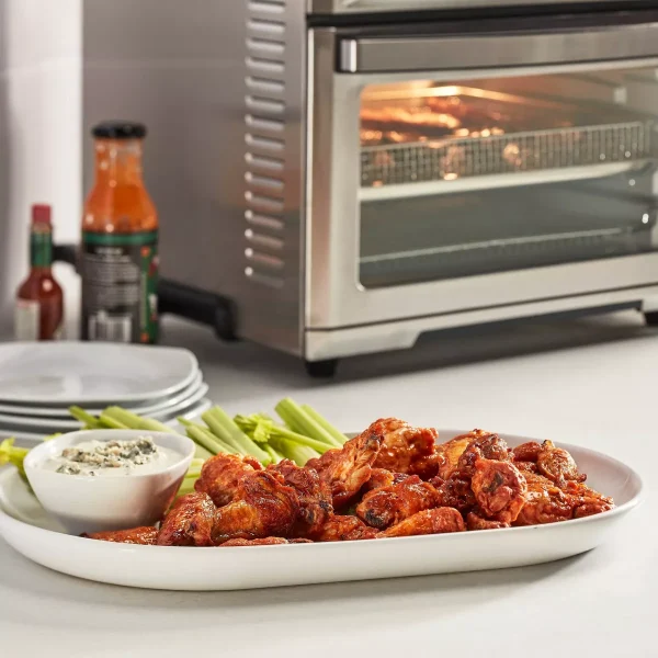 Digital Air Fryer Toaster Oven   Stainless Steel   TOA-95 - Image 7