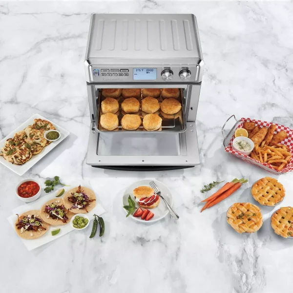 Digital Air Fryer Toaster Oven   Stainless Steel   TOA-95 - Image 6