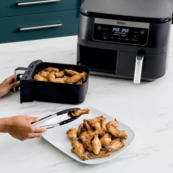 Foodi 6qt 5-in-1 2-Basket Air Fryer with DualZone Technology   DZ090 - Image 4