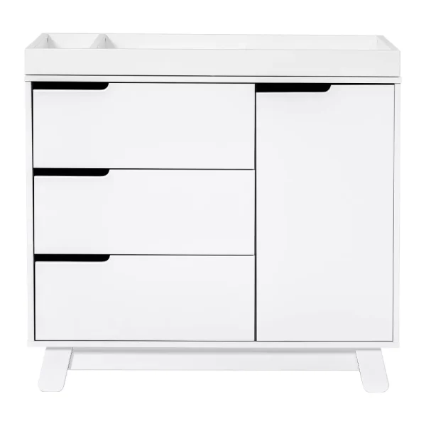 Babyletto Hudson 3-Drawer Changer Dresser with Removable Changing Tray   White - Image 10