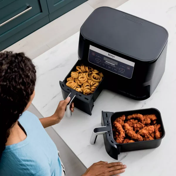 Foodi 6qt 5-in-1 2-Basket Air Fryer with DualZone Technology   DZ090 - Image 6