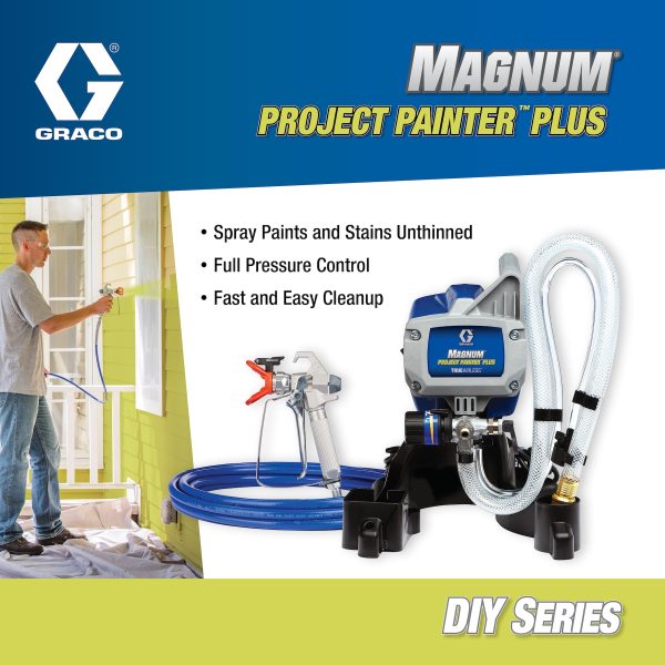 Graco 257025 Magnum Project Painter Plus Electric Stationary Airless Paint Sprayer - Image 7