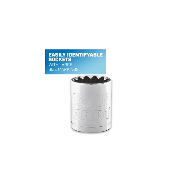 HHMTS404 215-Piece Mechanics Tool Set, Multiple Drive, Chrome Finish - Image 4